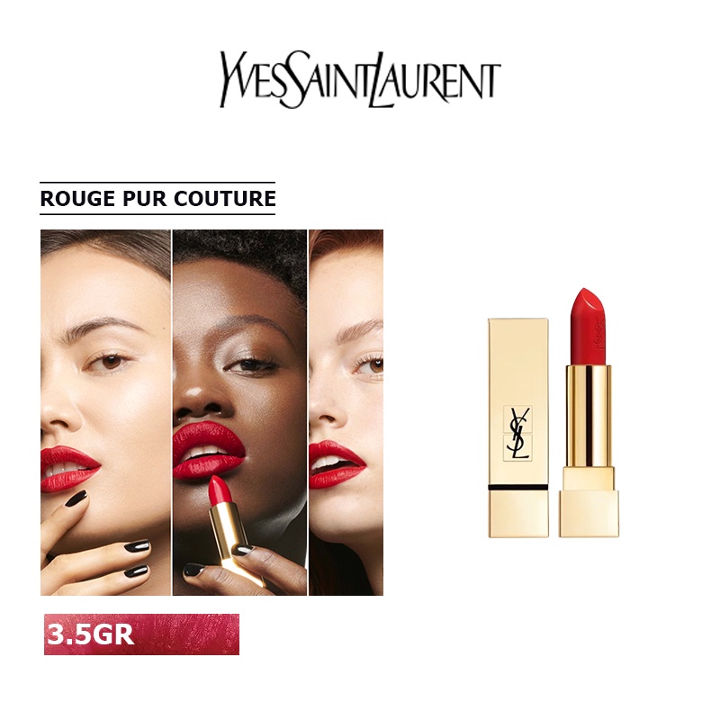 【Special price】YSL Yves Saint Laurent ROUGE PUR COUTURE 01 LE ROUGE 3.8gr