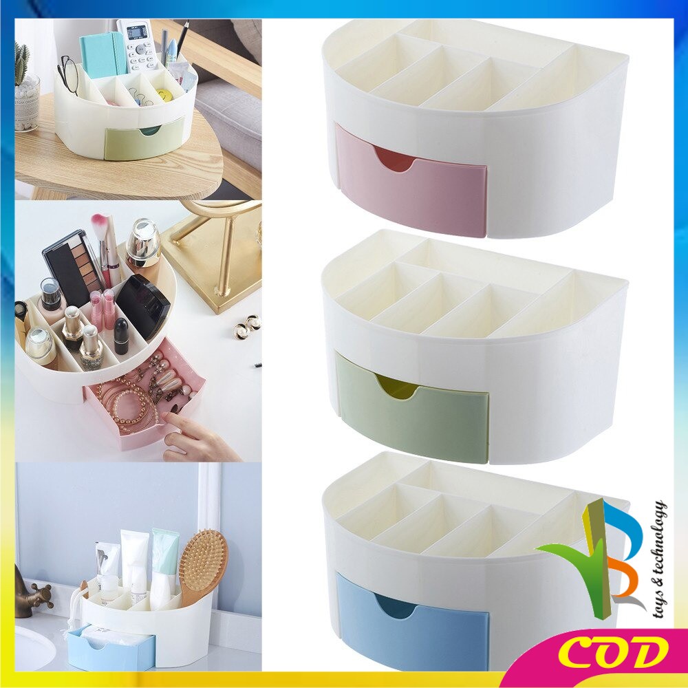 RB-K33 Rak Kosmetik Mini Serbaguna Desktop Storage Box Organizer Multifungsi / Make Up Storage