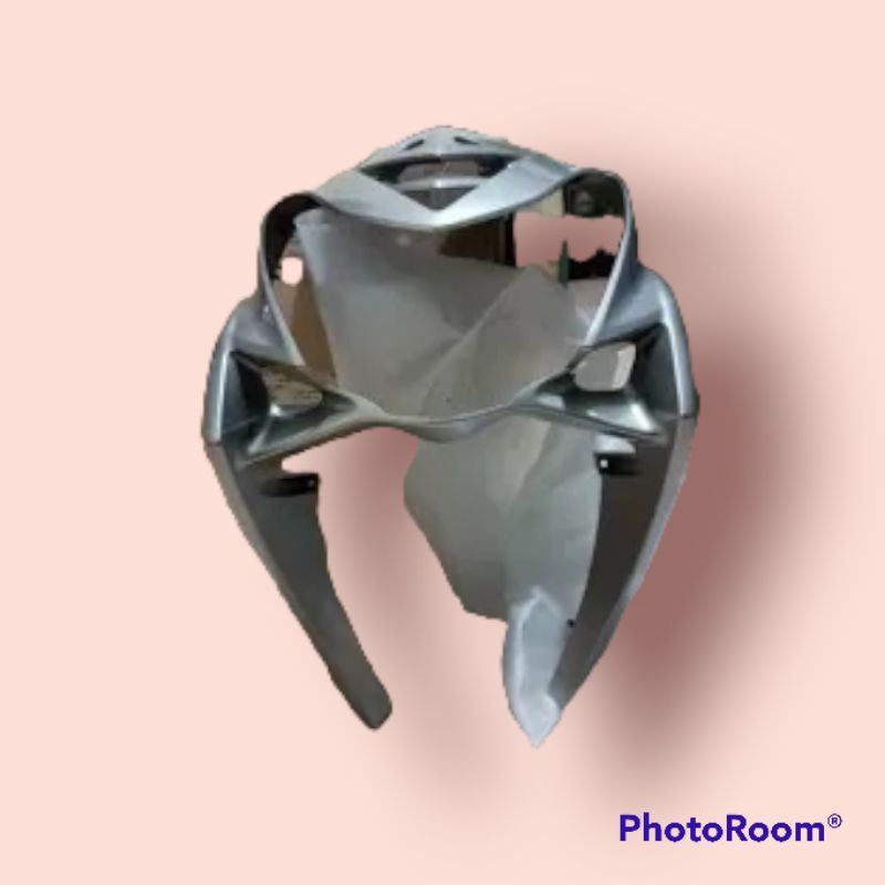 Tameng panel dasi depan Mio soul karbu silver