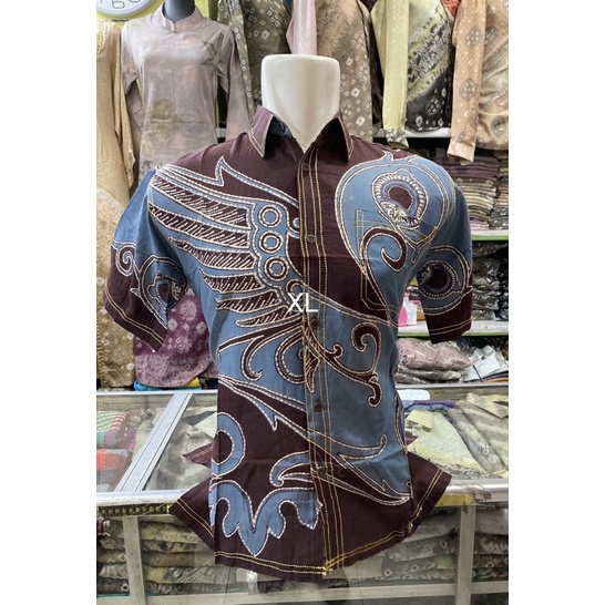 Kemeja Batik Tangan Pendek | Bahan Katun | Tanpa Furing | OBRAL