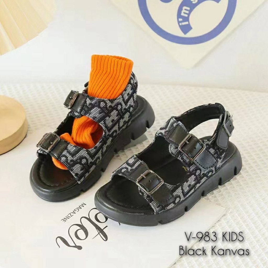 SANDAL ANAK-ANAK MY-BABY IMPORT UNISEX V-981 KULIT V-983 KANVAS