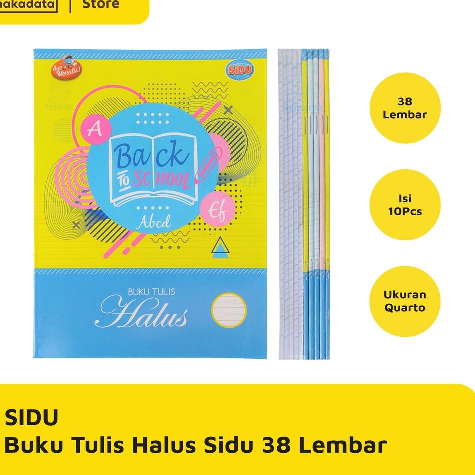 

ビ BUKU TULIS HALUS SIDU 38 LEMBAR (1PACK) ヹ