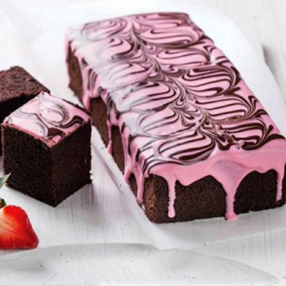 

COD✔️Brownies kukus Amanda pink marble|SQ5