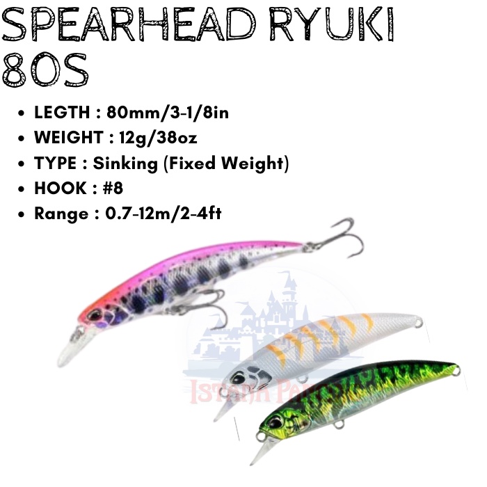 Lure Duo Spearhead Ryuki 80S 80mm/12g