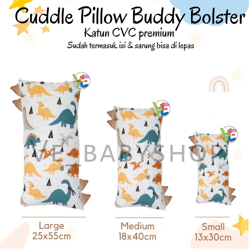 Pillow Buddy Bolster Guling Anak Bayi Bantal Anak Hug Pillow Katun CVC Premium