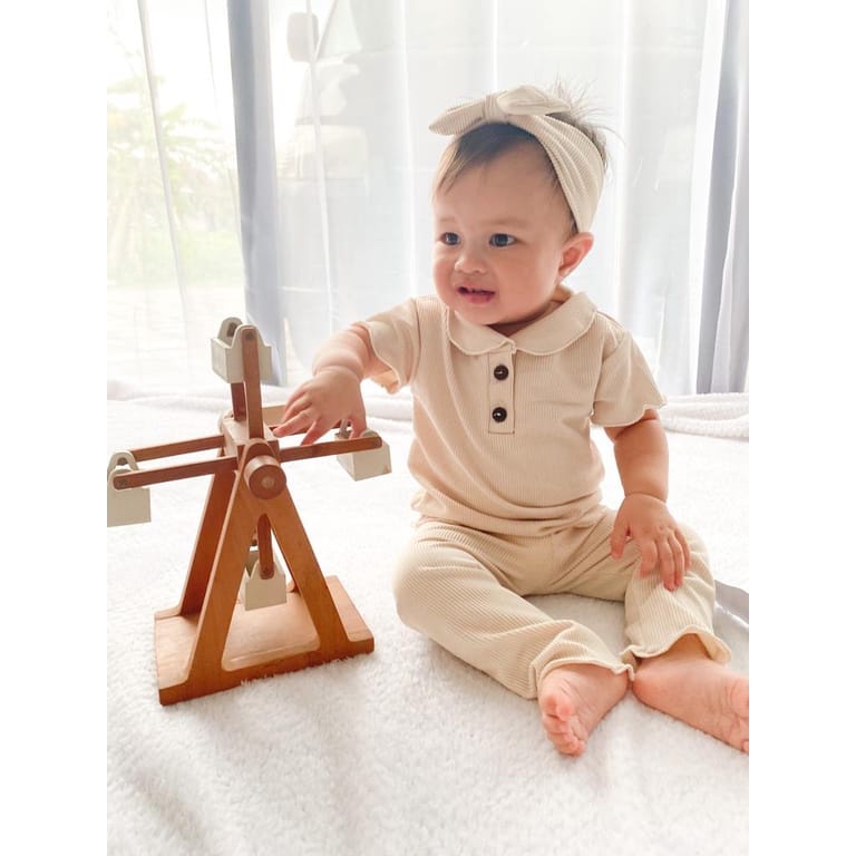 Baby One Set Mango Super Strech  Baju Bayi Murah Usia 2 bulan - 18 bulan