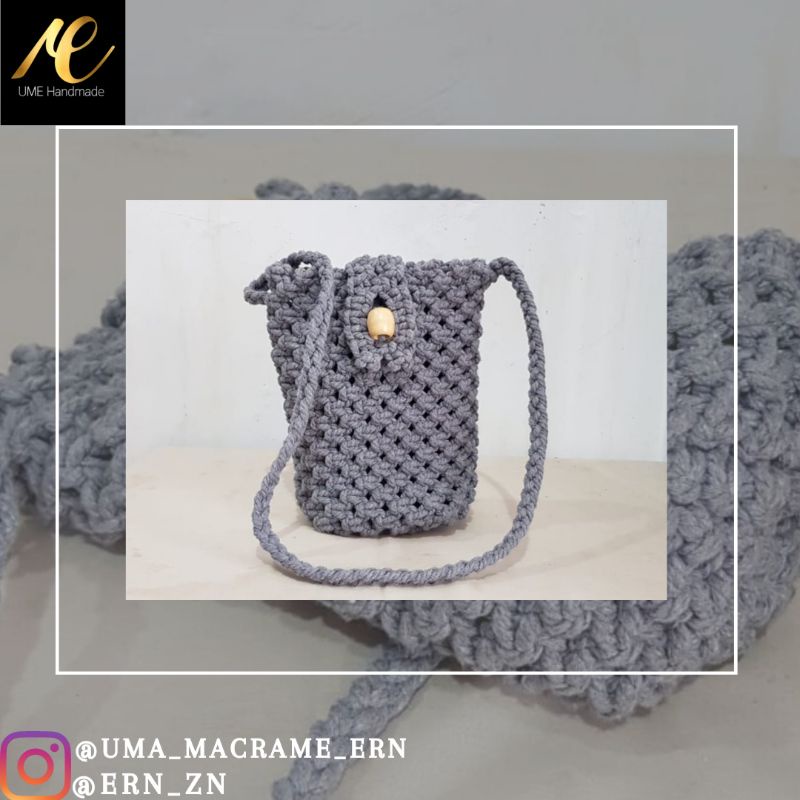 bucket bag macrame