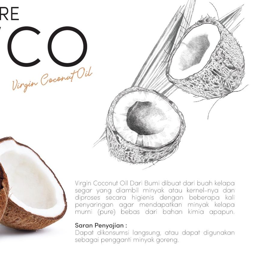 

ダ Virgin Coconut Oil 500 ml daribumi Pure VCO Minyak Kelapa Murni Baru !!