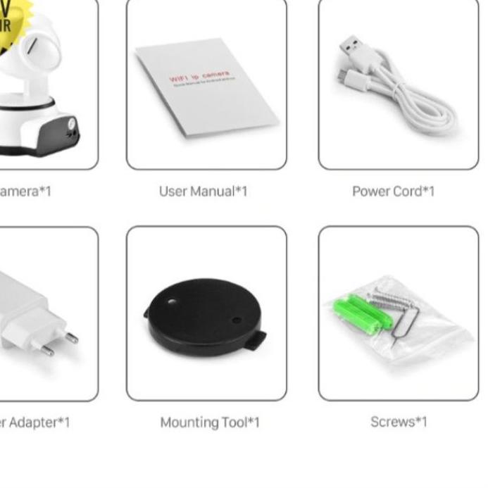 Restock IP CAM KAMERA CCTV PORTABLE WIRELESS BABY CAM WIRELESS CCTV