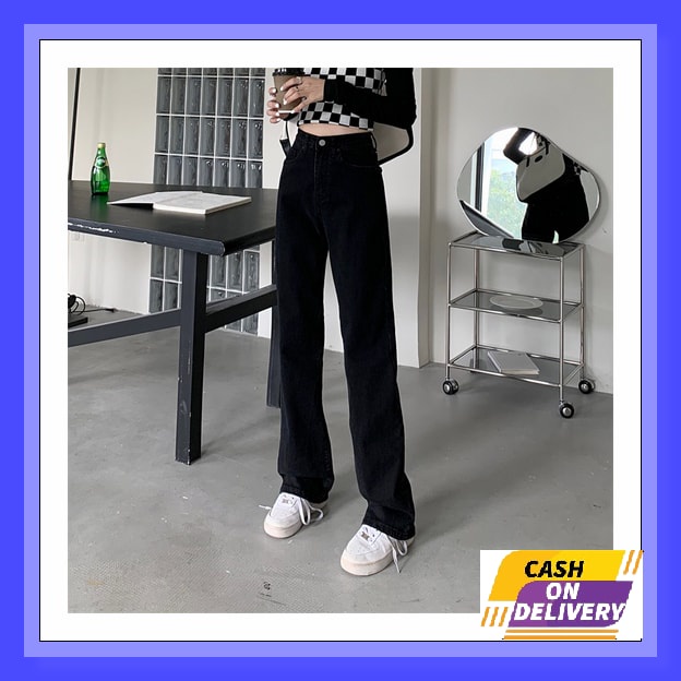 Celana Kulot Jeans Wanita 2022 Jins Import Sobek2 Cewek Trend Panjang Pendek Kekinian Ootd Korean St