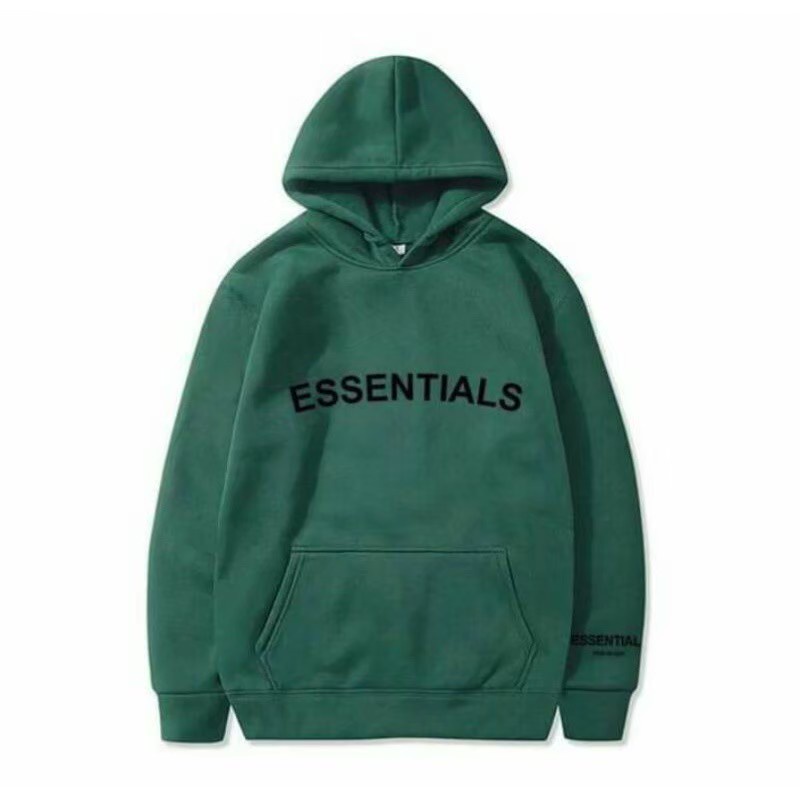 hoodie pria essentials redy all size m-xxl - hoodie pria wanita essentials premium