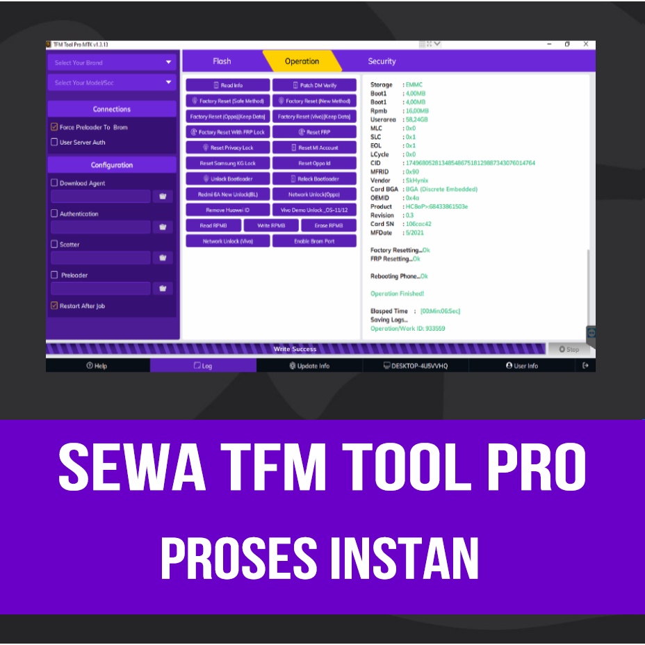 SEWA TFM TOOL PRO