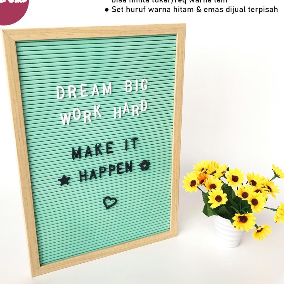 

ガ [TERMURAH] Papan Nama Bayi / Letter Board Kekinian SmileGirl 40x28 ㊥
