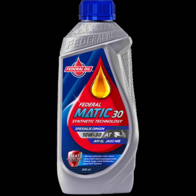Oil Oli Federal Matic ECO Maxx SAE 10W-30 Federal Matic Oli Federal Matic Original 0.8L