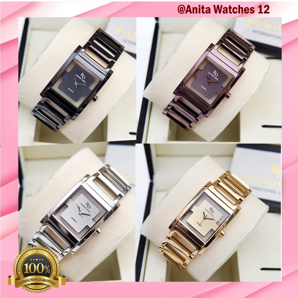 Raymond Daniel RD 039 Jam Tangan Wanita All Stainless Steel Garansi
