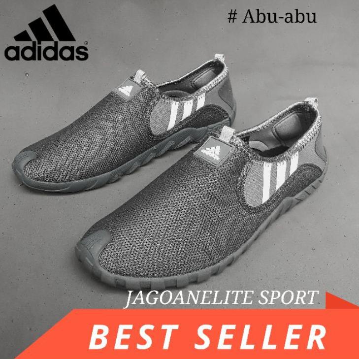 {MC.18De22ᴴ} Sepatu Pria Slip On Adidas Jawpaw Slop Tanpa Tali / Sepatu Sepeda Slip on Slop