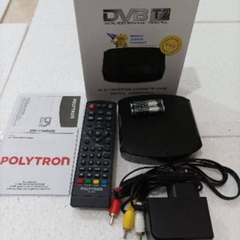 Jual Set Top Box Polytron PDV700T2 New 2022 Garansi Resmi Shopee