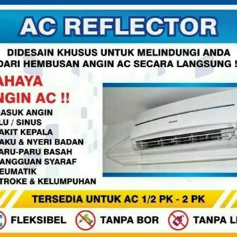TALANG AC REFLEKTOR PENAHAN ANGIN AC AKRILIK