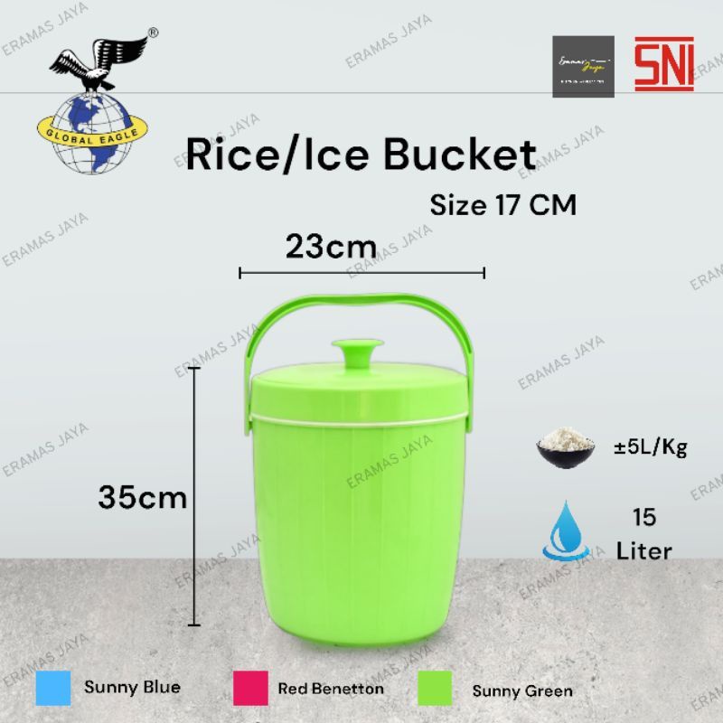 Termos Es/ Termos Nasi Rice Ice Bucket RIBR17 Global Eagle