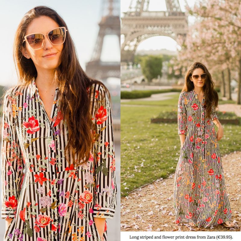 flora printed green maxy dress/impt quality