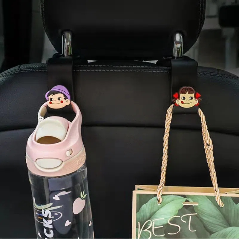 Pengait Belakang Kursi Mobil car hook Kecil Multifungsi back seat hook Kartun Lucu Kait Kecil invisible.