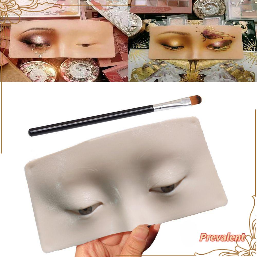 Preva Hadiah Alat Bantu Sempurna Untuk Artis eyelash Pemula Untuk Wajah Mata Pandang Kelopak Mata Dengan Brush Eyeshadow Berlatih Makeup Papan Wajah