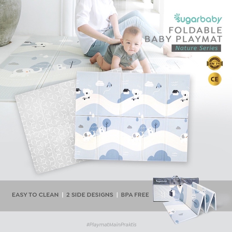 Sugarbaby Foldable Baby Playmat (Nature Series) / Playmat Lipat Anak