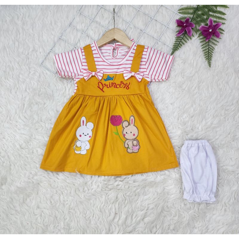 Baju bayi perempuan Set Dress baby girl