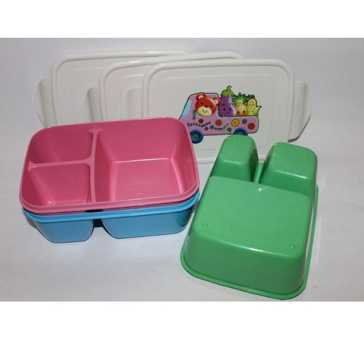 ➱ Kotak Makan Anak NUAI / Kotak Bekal Makan / Tepak Makan / Tepak Nasi / Kota Makan Anak Lucu ㆃ