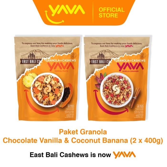 

Yava Paket Granola Tropical Fruits & Rosella Cinnamon (2 X 400G) 044