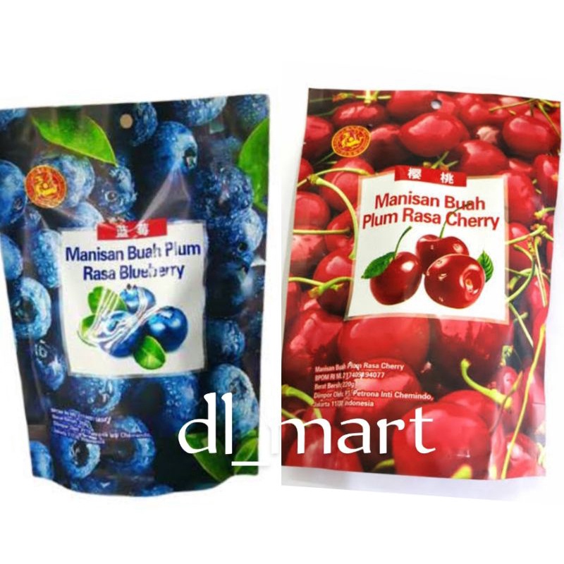 

Manisan Plum Cherry Manisan Plum Blueberry Chen Liang Ji / Kiamboy Plum