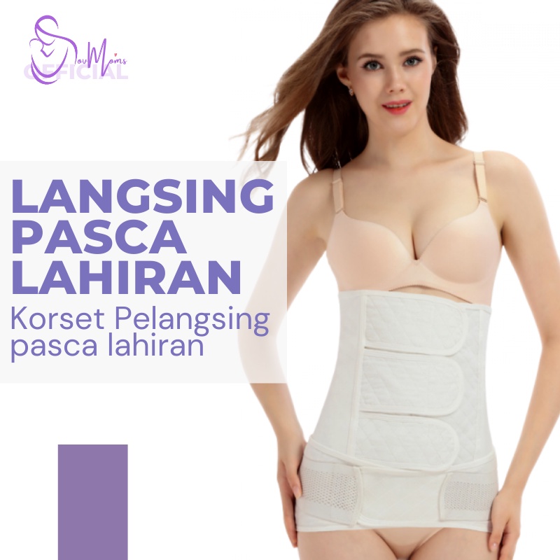 Korset Gurita Ibu Melahirkan Pelangsing Ampuh Maternity Korset Pembakar Lemak Pasca Melahirkan Benting Centing Melahirkan Slimming Corset Stagen 2 in 1 Original Premium Terbaru Terlaris Termurah