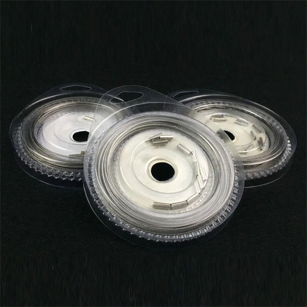 Nickolas1 Fishing Line Boat Fishing Pesca Memakai Gaya Tarik 10-200LBS 10M Steel Wire Bite Resistant Line
