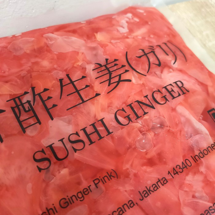 

Sushi Gari Pink 1Kg - Acar Jahe Pickled Sushi Ginger Pink Shoga Asinan Tx0644