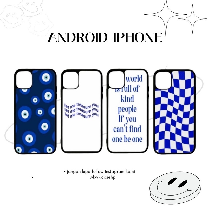Blue Aesthetic Case Phone ( Iphone& Android )