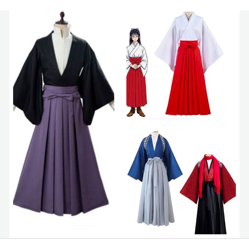 COSTUM HAKAMA HIKOMO COSPLAY TOILET STUSAKA SAMURAI CWE CWO