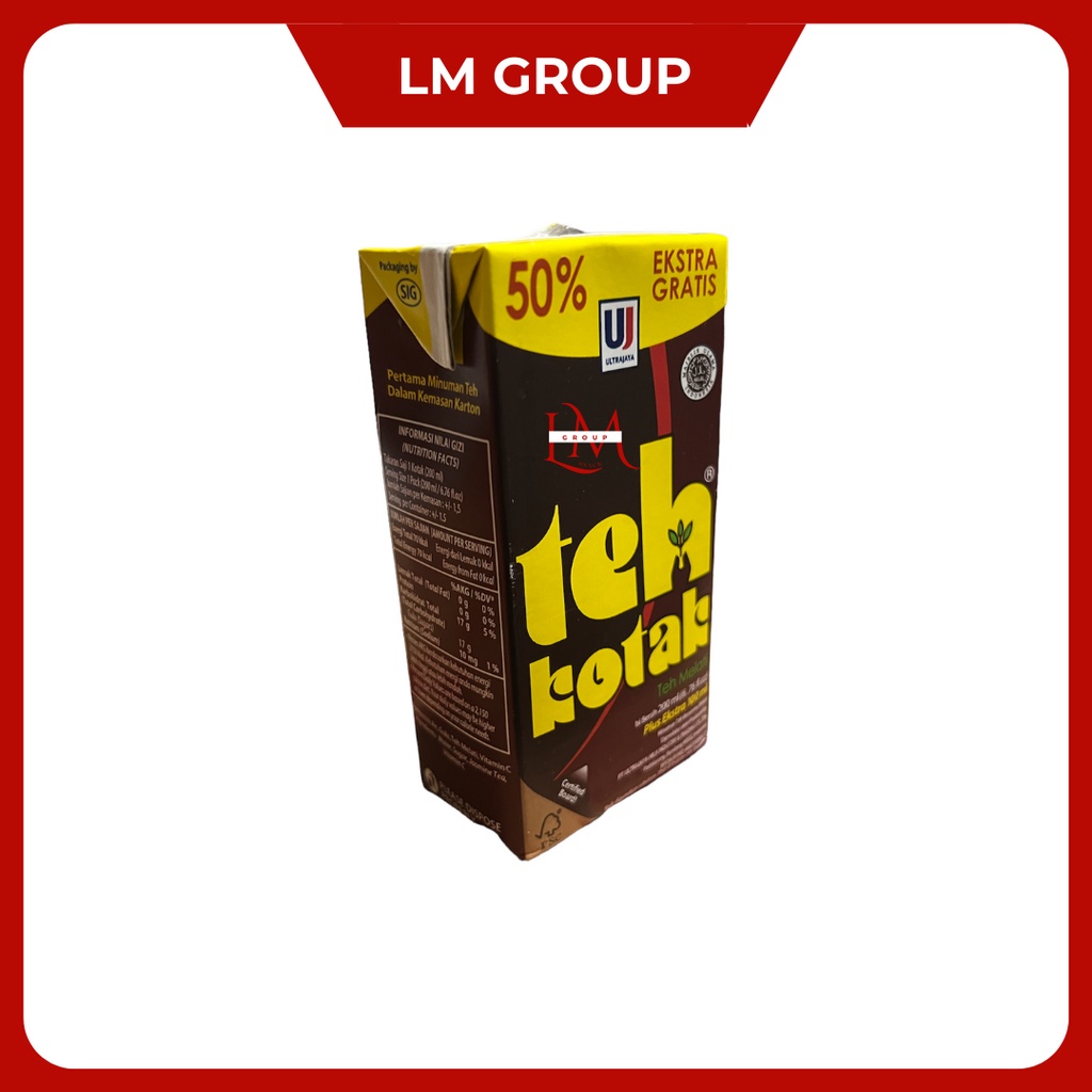 Teh Kotak Jasmine Tea/Less Sugar @300ml