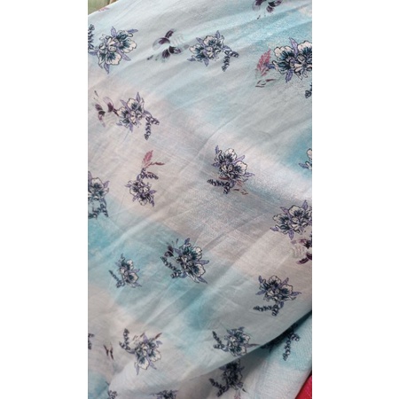 silky motif/bahan silky meteran/katun silky