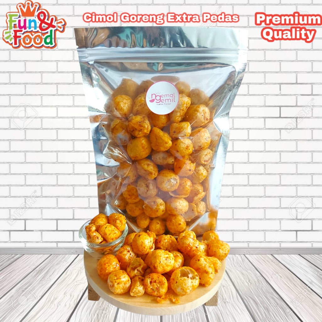 

Cimol Goreng Extra Pedas Cimol Pedas Mantap Homemade Kualitas Premium