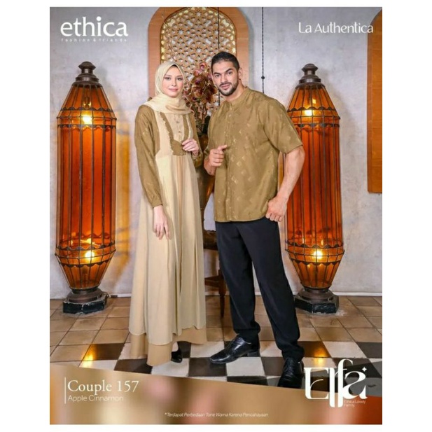 Ethica Couple 157 Apple Cinnamon Kagumi 265 Kahfi 239 Baju Muslim Couple Lebaran Gamis Koko Couple Terbaru 2023