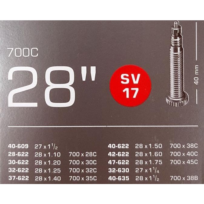 Ban Dalam Schwalbe Sv17 700 X 28-45C Pentil Presta 40Mm