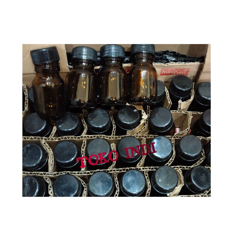 Botol Kaca Coklat 30 ml/Botol Kaca