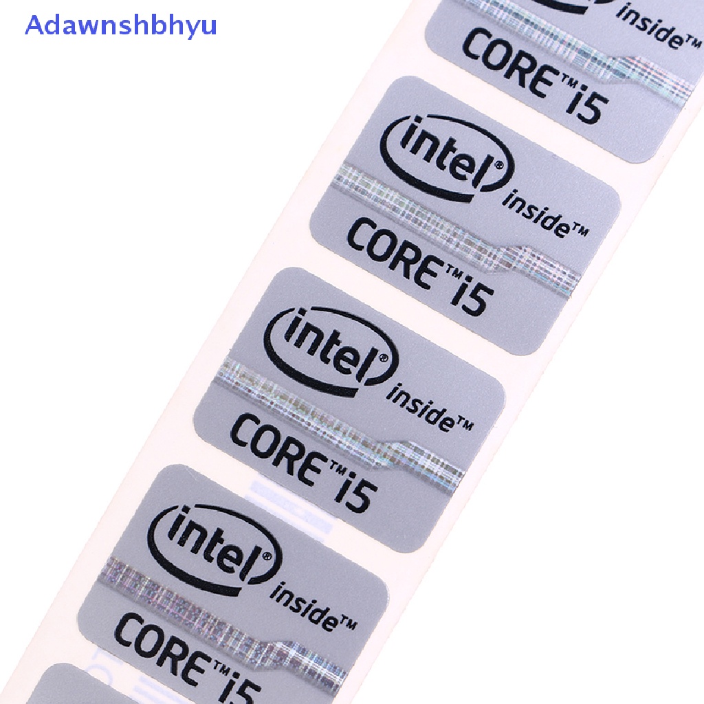 Adhyu 5pcs Stiker Label Kinerja Ultrabook Logo Laptop Intel Core I3 I5 ID