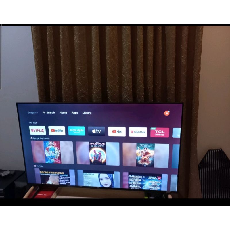 LED 50in Android Smart TV TCL 50A18