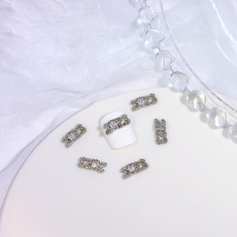 Siy Kuku Rhinestones Permata Mewah Logam Nail Art Kerajinan Berlian Kristal Jewels Stones