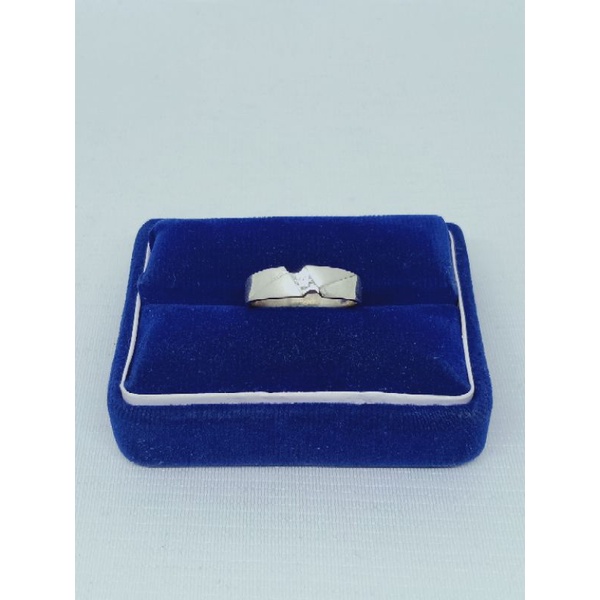 Cincin ring mp 1 + dove / wedding ring / cincin perak asli silver 925 lapis emas/ cinci fashion pria &amp;wanita terbaru