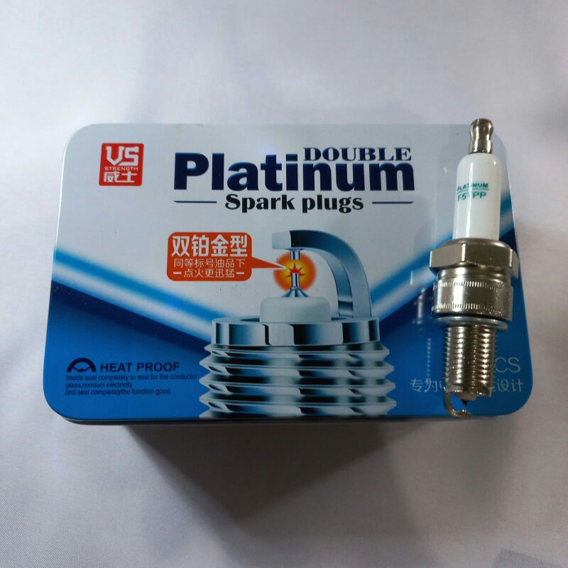 BUSI VESPA PLATINUM ORIGINAL spark plug manual drat panjang pendek