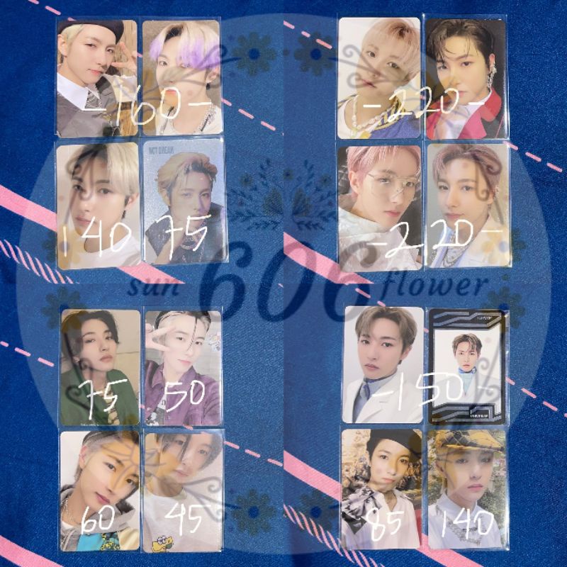 NCT DREAM U 2020 2021 RENJUN PHOTOCARD PC ALBUM KIHNO JEWEL RELOAD RIDIN ROLLIN RESONANCE DEPARTURE 