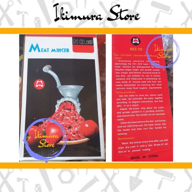 Meat Grinder Penggiling Daging Mincer No. 10