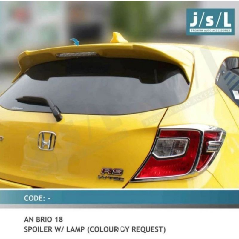 Spoiler HONDA BRIO 2018-2021